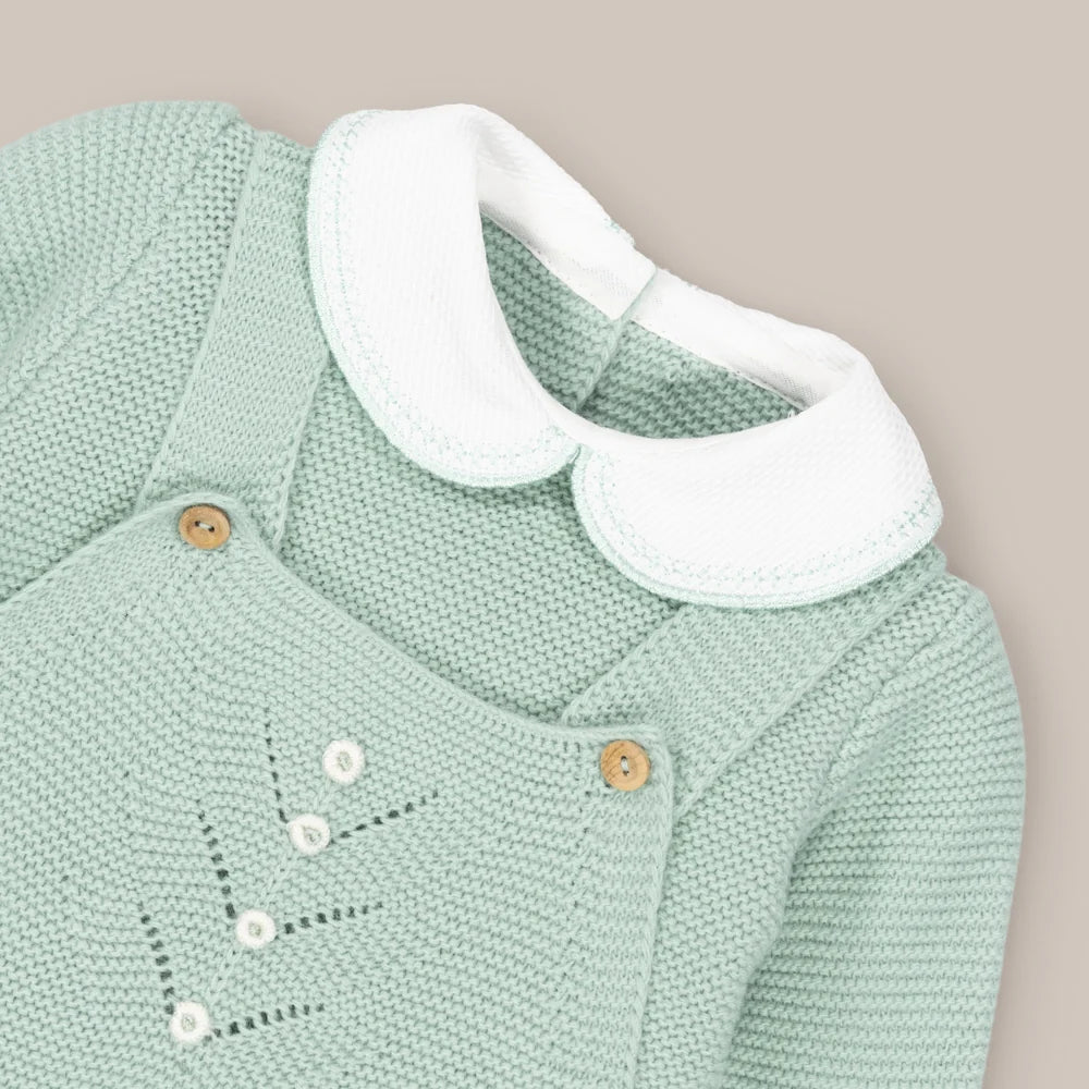 CONJUNTO ESPIGUITA VERDE EMPOLVADO