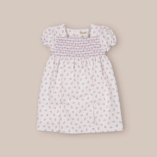 VESTIDO PIQUE TULIP BLANCO