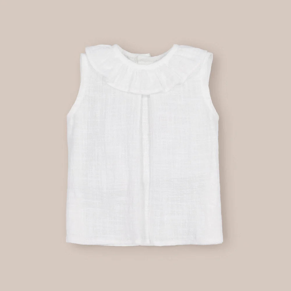 BLUSA TRAMA BLANCO