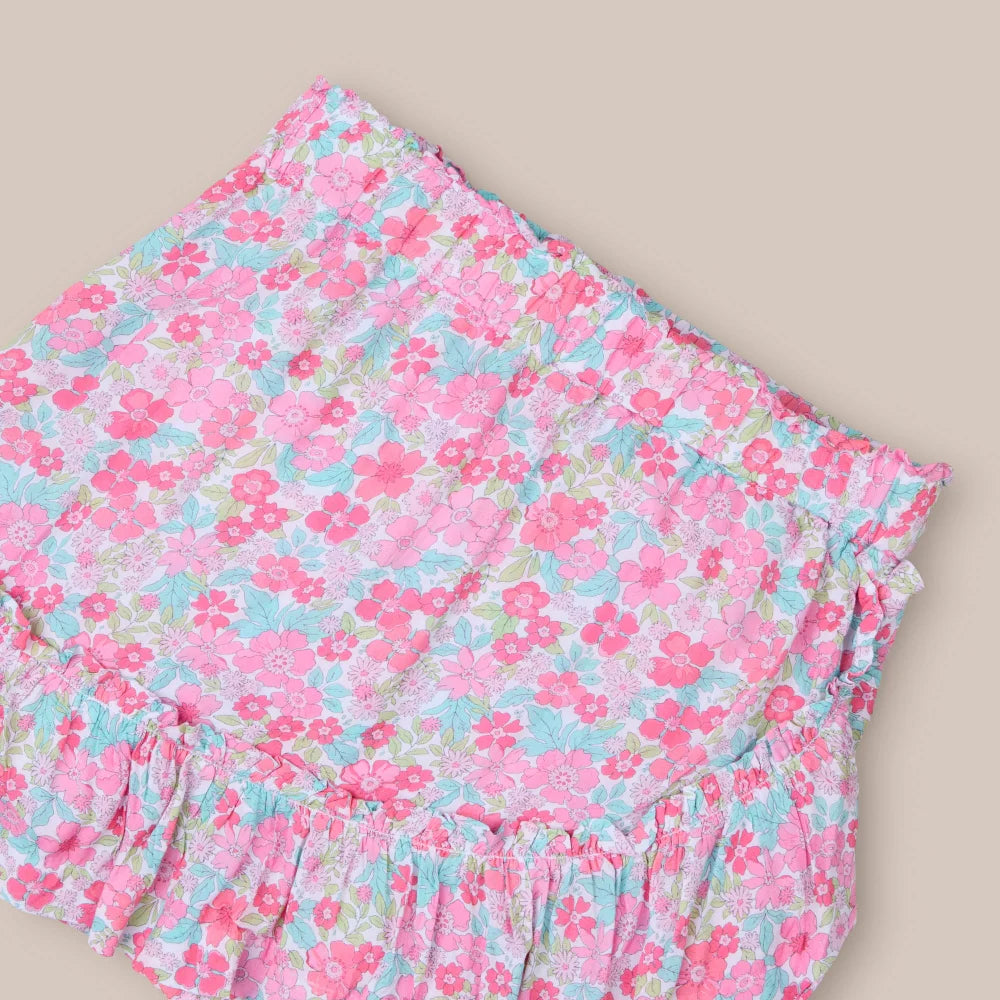 FALDA PANTALON CAMP FUCSIA