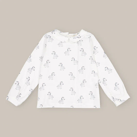 CAMISA BEBE CEBRA BLANCO