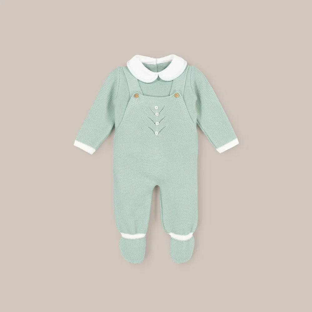 CONJUNTO ESPIGUITA VERDE EMPOLVADO