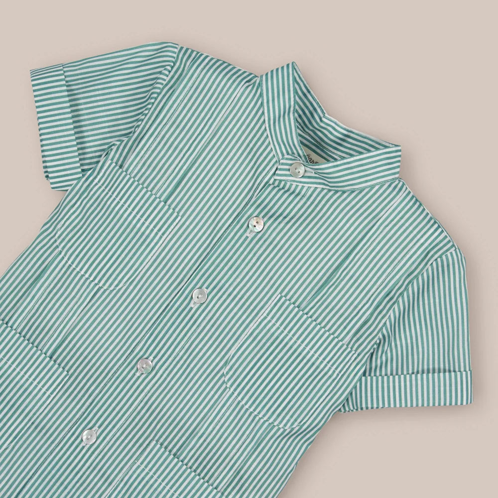 CAMISA MC GUAYABA JADE
