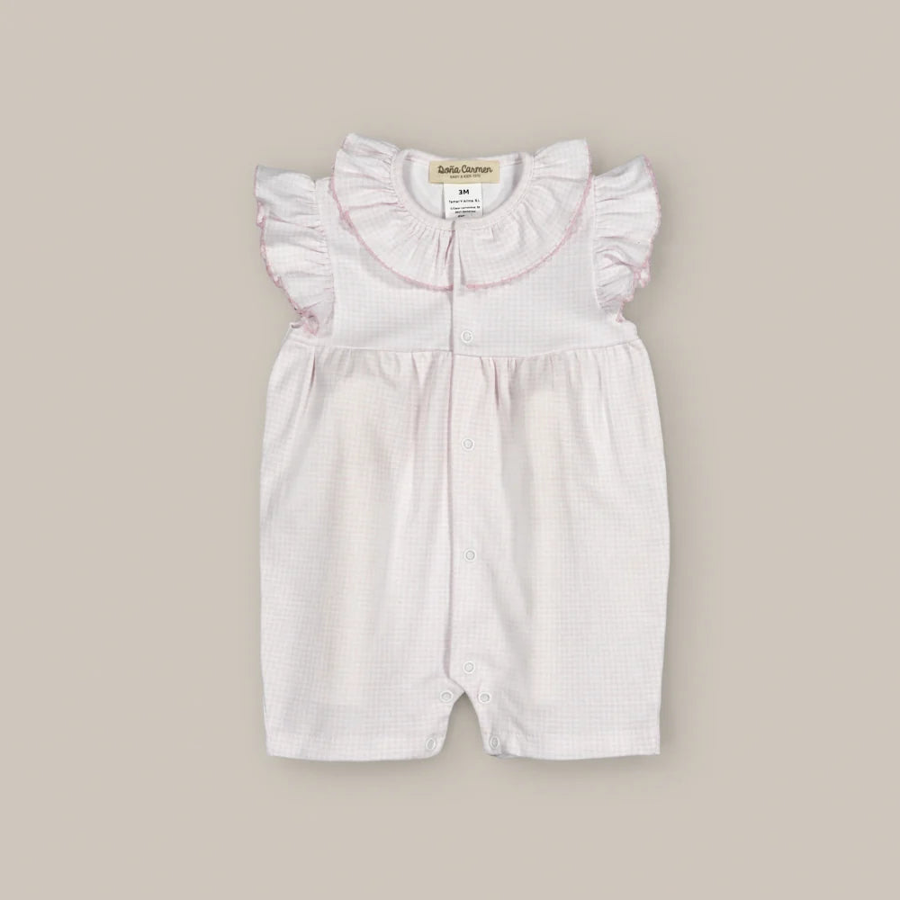 PELELE CORTO VICHY ROSA