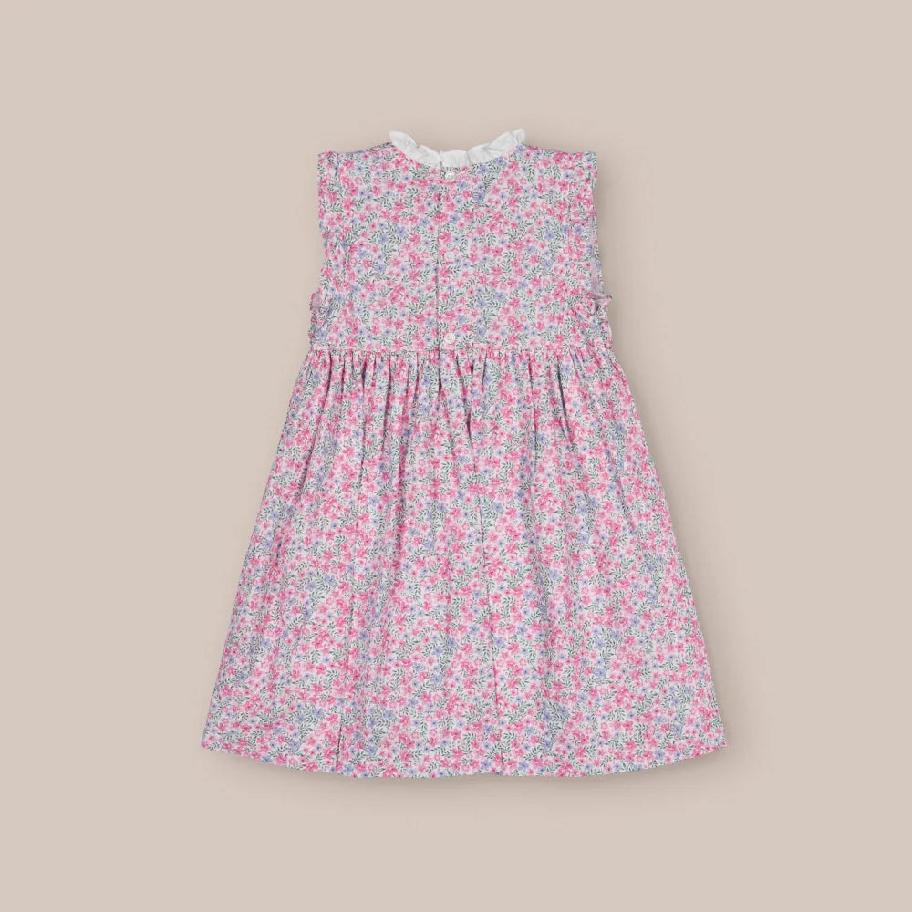 VESTIDO NIDOS CLARKIA FUCSIA