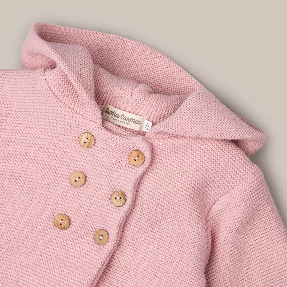CHAQUETON L OREJAS ROSA PALO