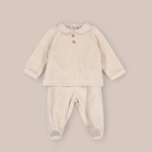 CONJUNTO TERCIOPELO TAPA VISON
