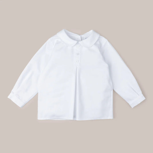 CAMISA ML PLIEGUE BLANCO