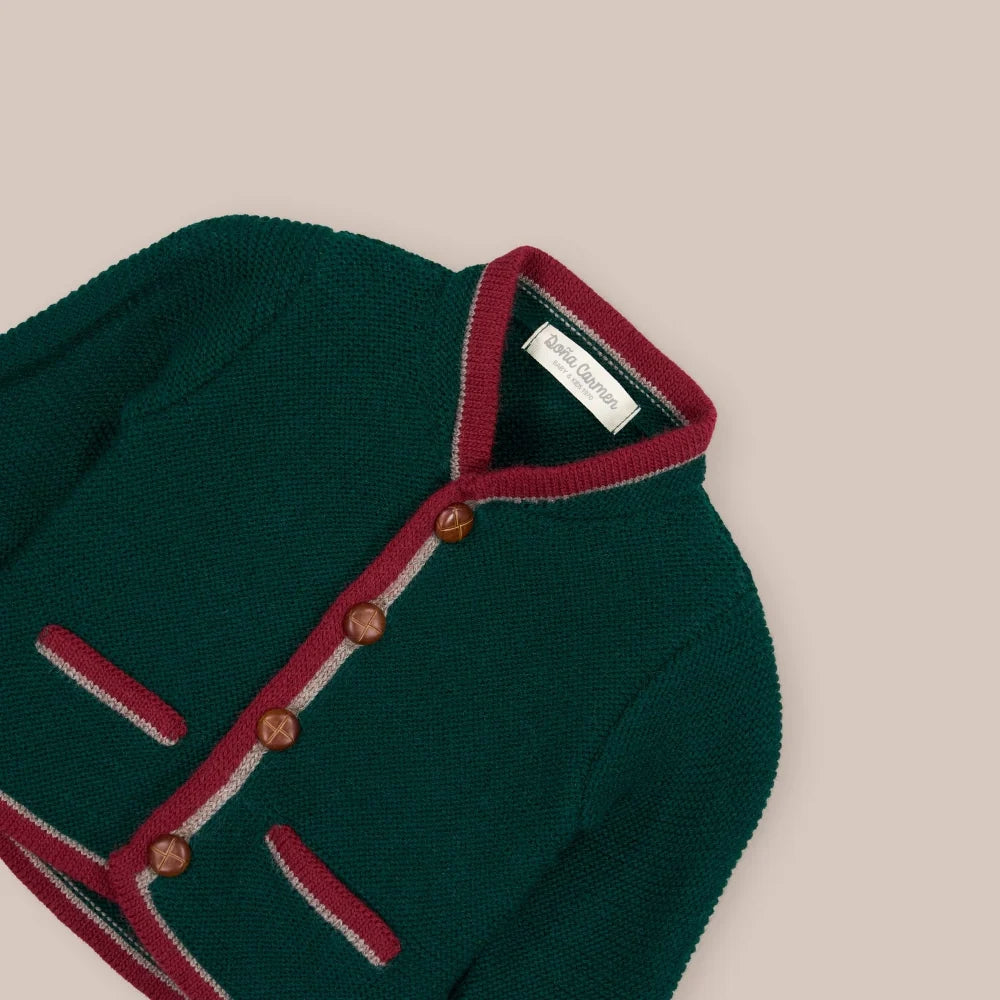 CHAQUETA L BANDA AUSTRIA VERDE BOTELLA