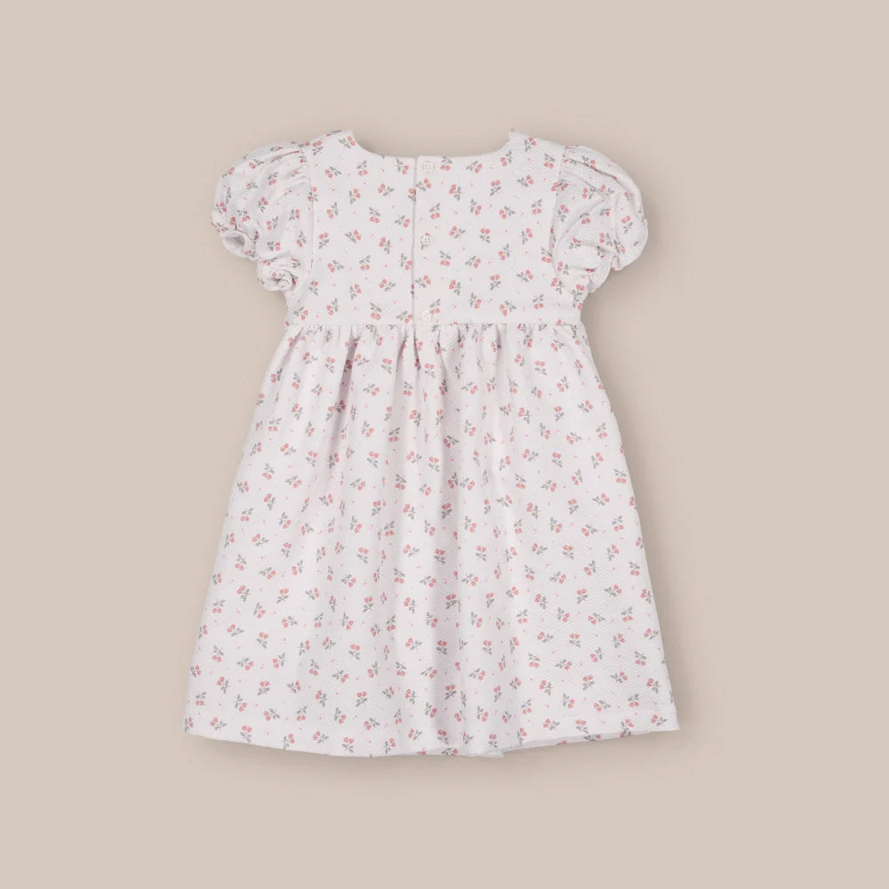 VESTIDO PIQUE TULIP BLANCO