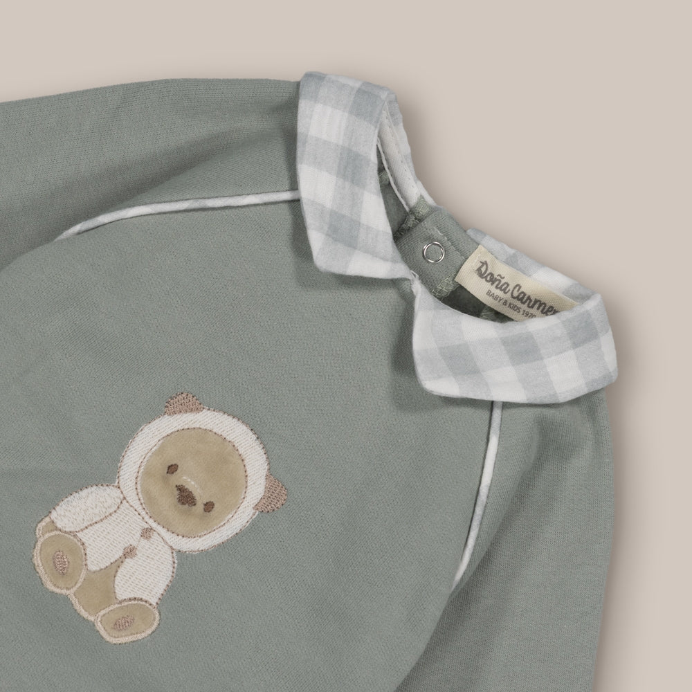 CONJUNTO ALGODON PARDO VERDE