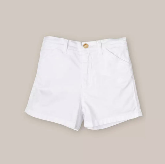 BERMUDA BEBE BASIC BLANCO