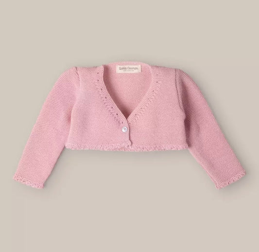 CHAQUETA PERLE BABY ROSA PALO