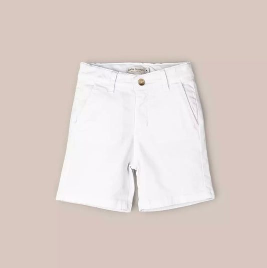 PANTALON CORTO CHINO BLANCO