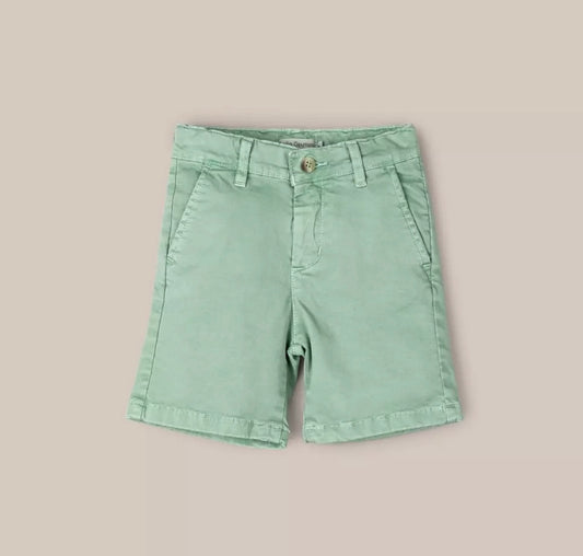 PANTALON CORTO CHINO VERDE