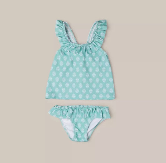 CONJUNTO BEBE HINDU VERDE