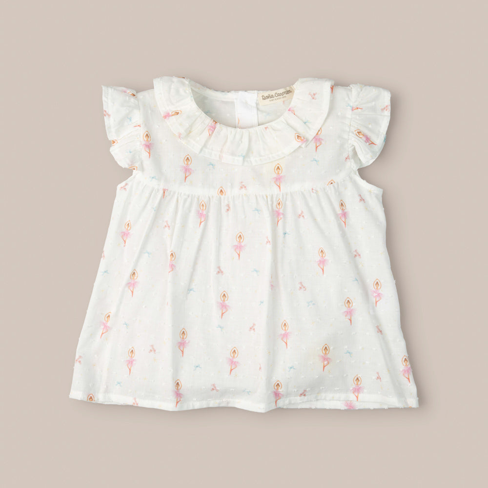 BLUSA NIÑA BALLET BLANCO