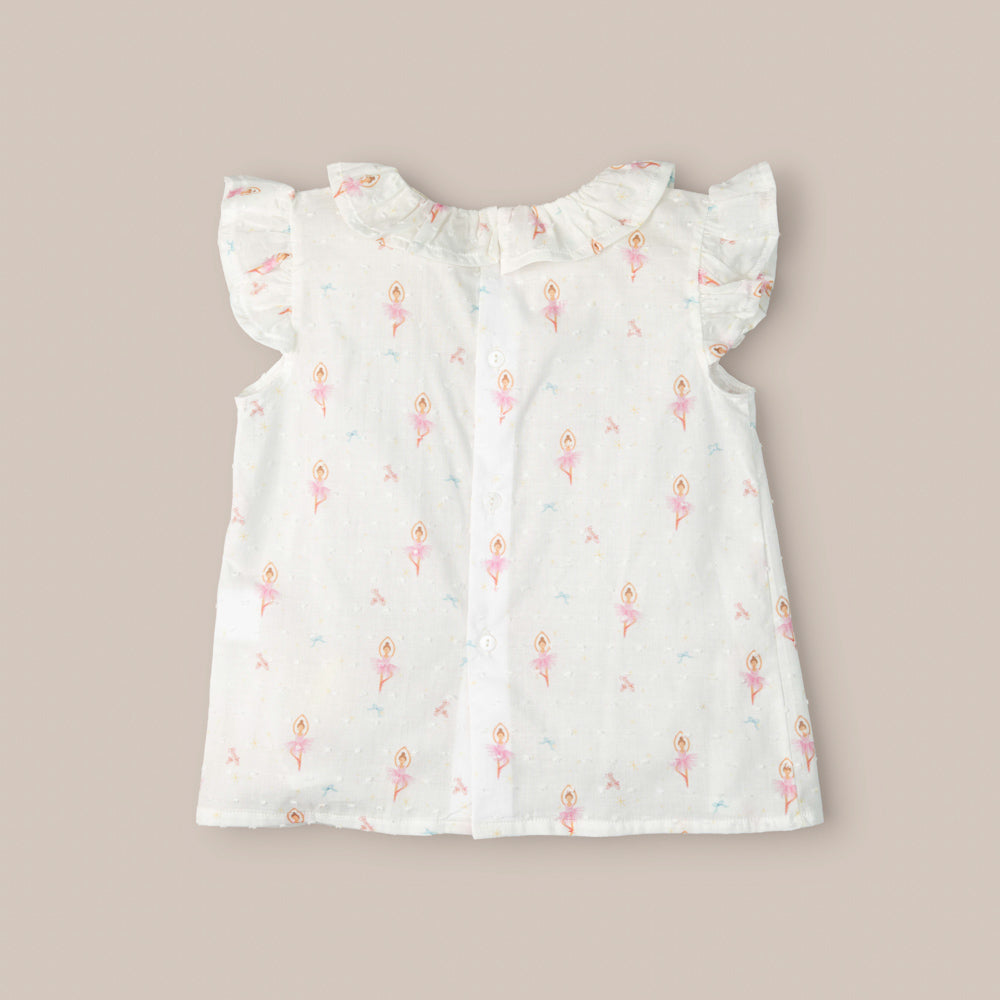 BLUSA NIÑA BALLET BLANCO