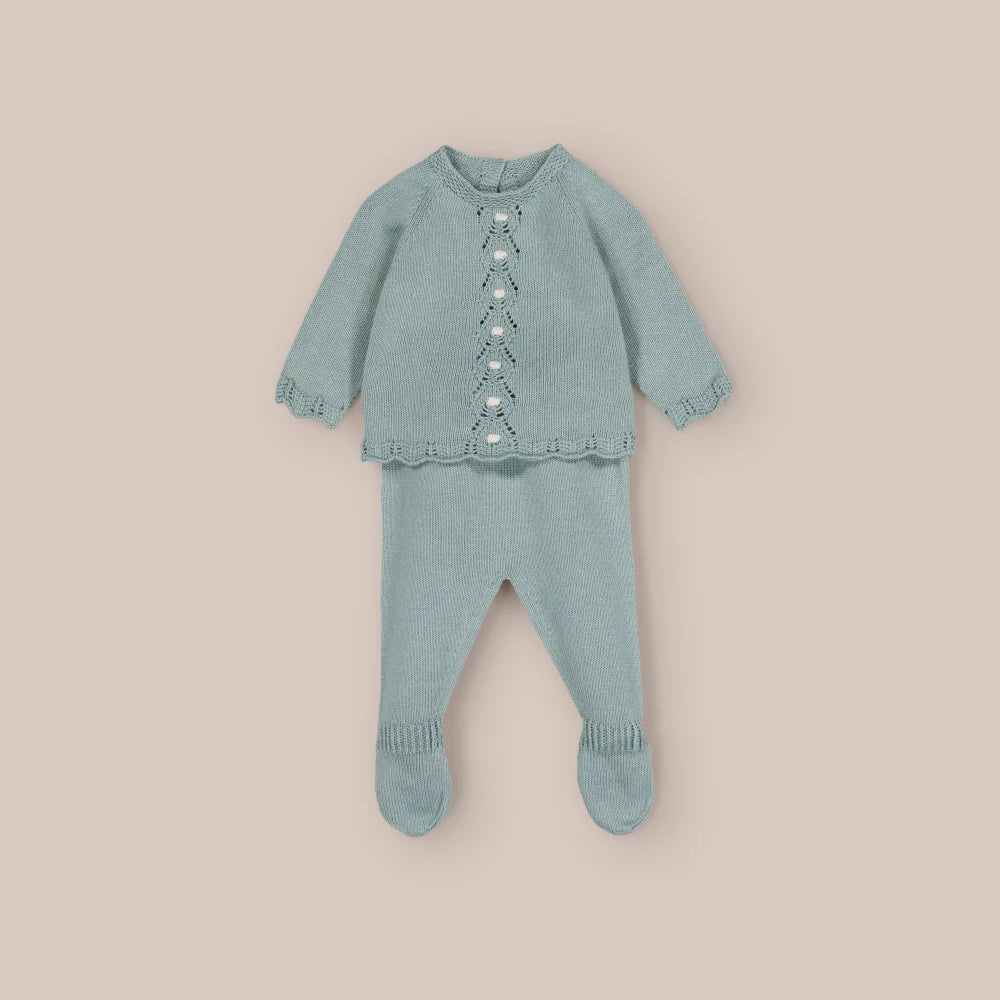 2P POLAINA AYORA VERDE EMPOLVADO