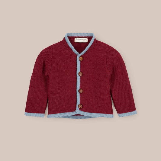 CHAQUETA LANA AUSTRIACA BURDEOS