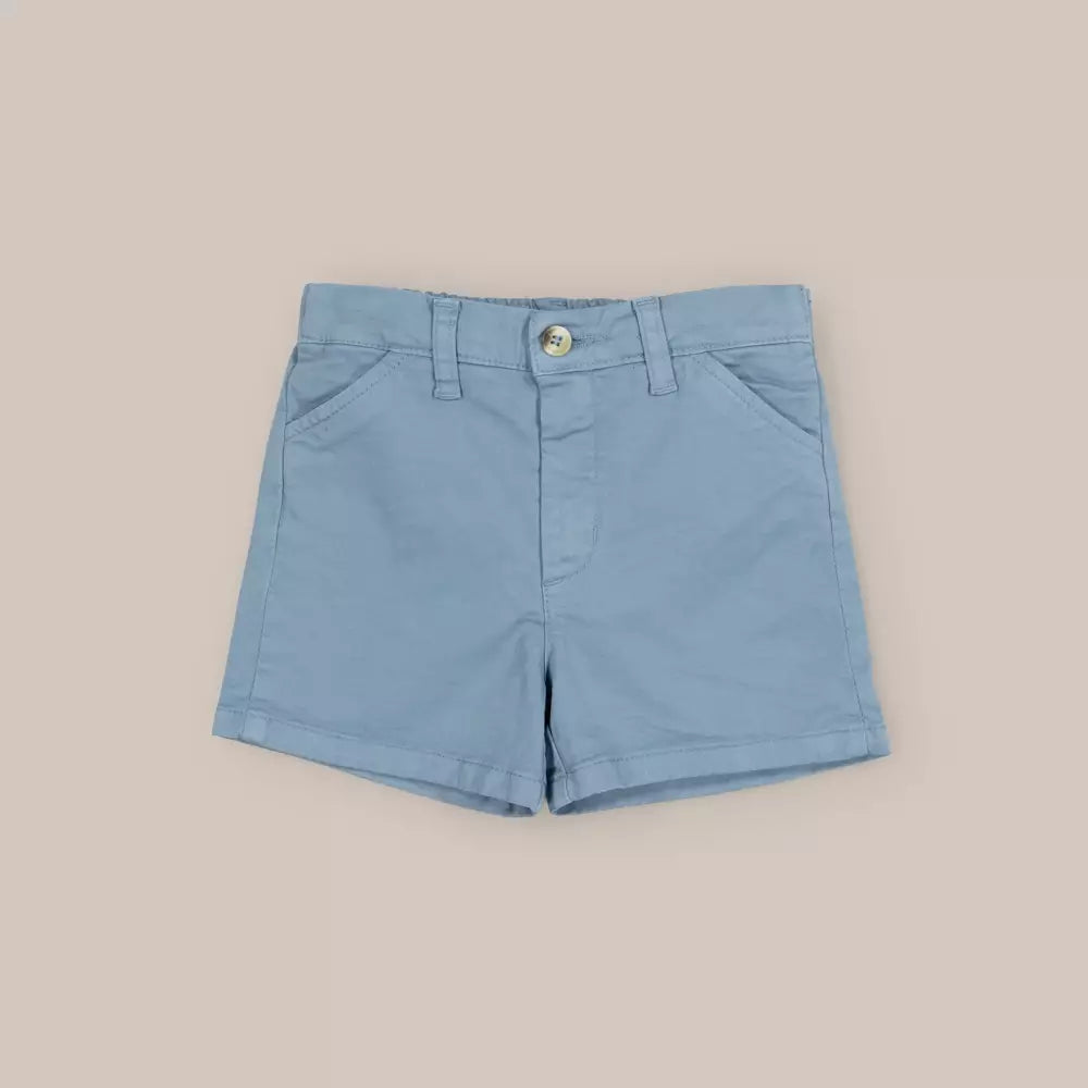 BERMUDA BEBE BASIC AZUL TEJANO