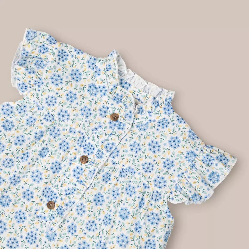 BLUSA NIÑA CORFU AZUL