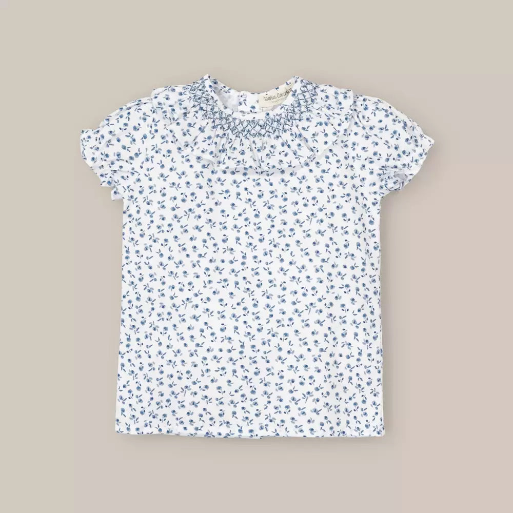 BLUSA NIÑA TULIP AZUL