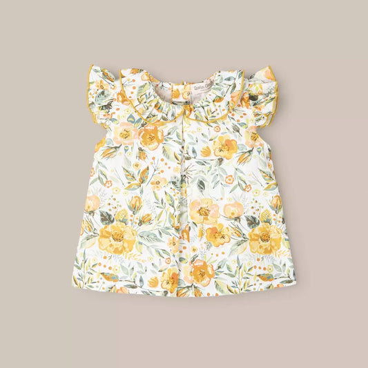 BLUSA NIÑA VAINILLA AMARILLA