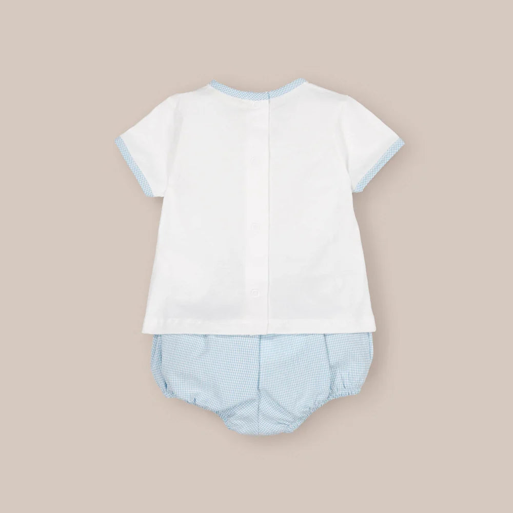 CONJUNTO ALGODON TURQUESA