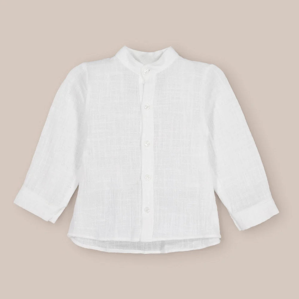 CAMISA ML TRAMA BLANCO