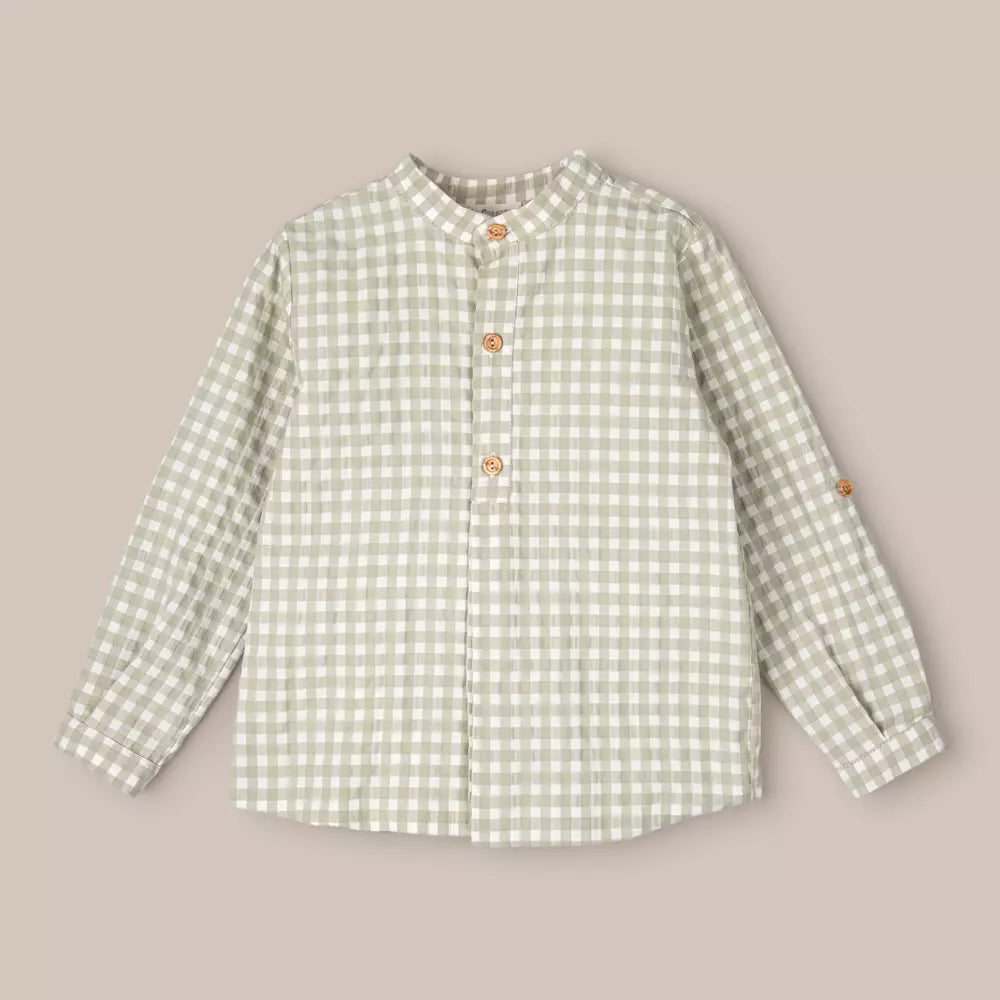 CAMISA NIÑO TEA VERDE