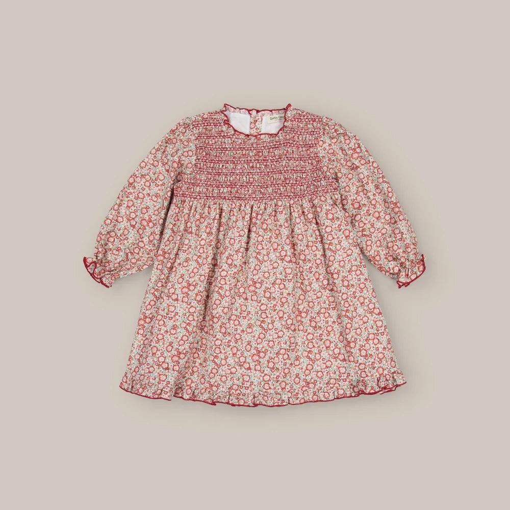 VESTIDO NIDOS SORIS GRANATE