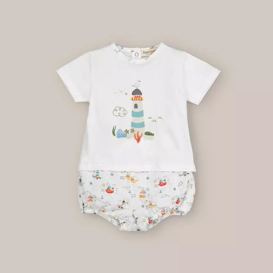 CONJUNTO ALGODON FARO BLANCO