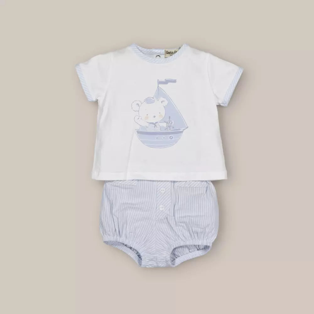 CONJUNTO ALGODON PANAMA BLANCO