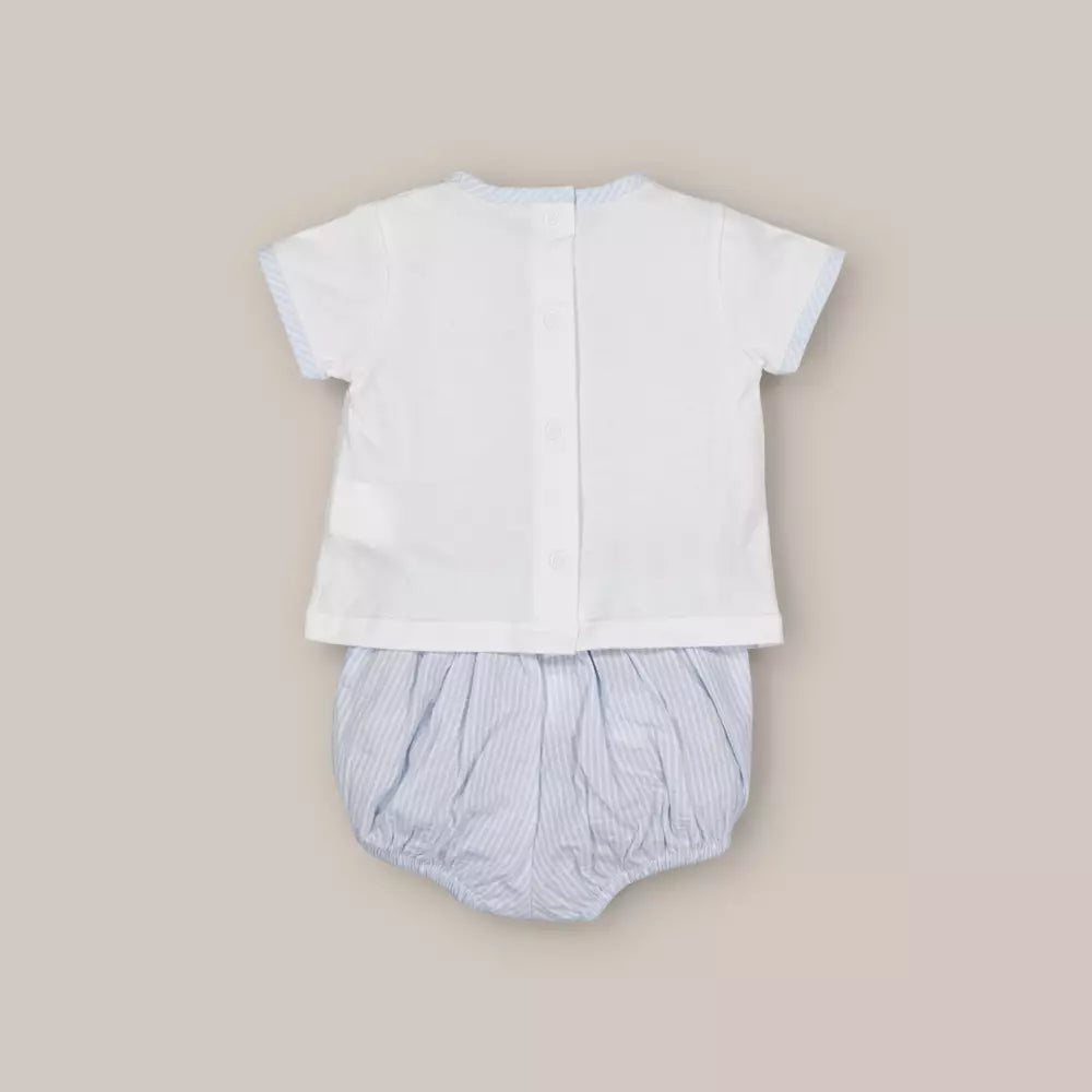 CONJUNTO ALGODON PANAMA BLANCO
