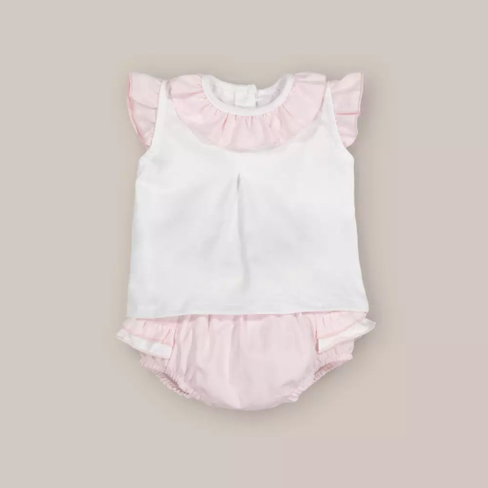CONJUNTO CHAMBRAY ROSA