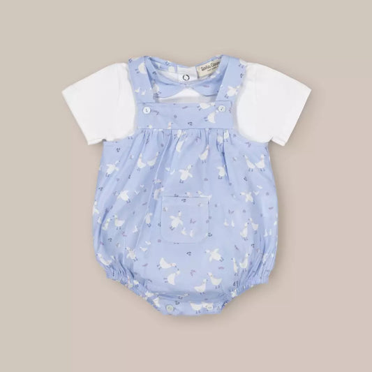 CONJUNTO ALGODON ANSER AZUL