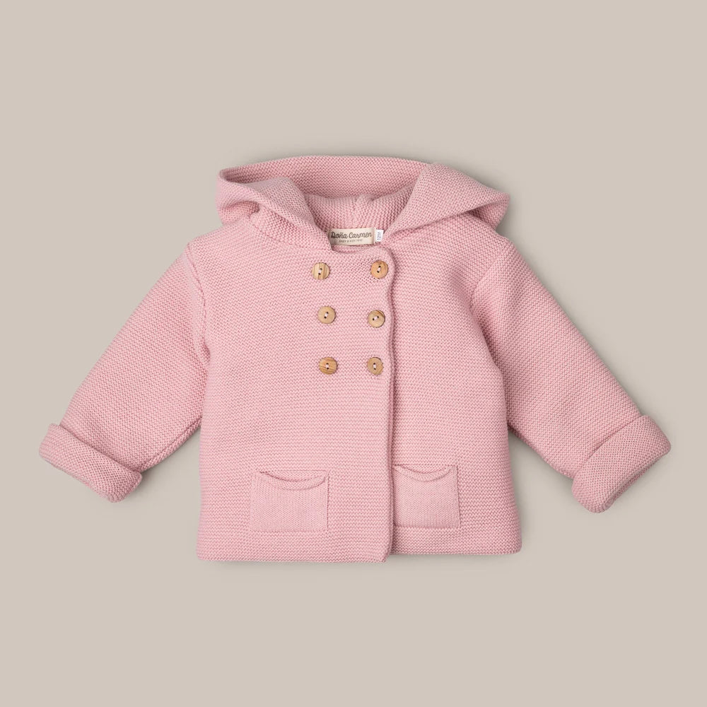 CHAQUETON L OREJAS ROSA PALO