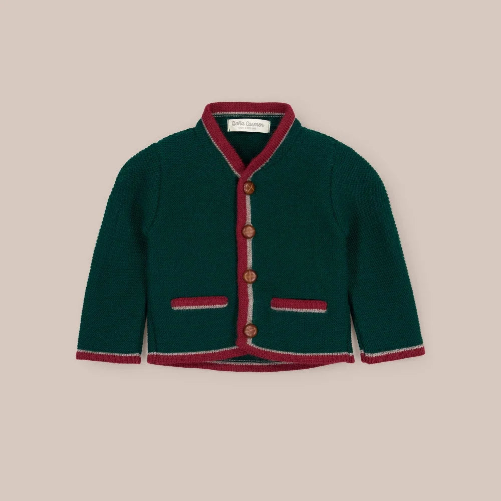 CHAQUETA L BANDA AUSTRIA VERDE BOTELLA