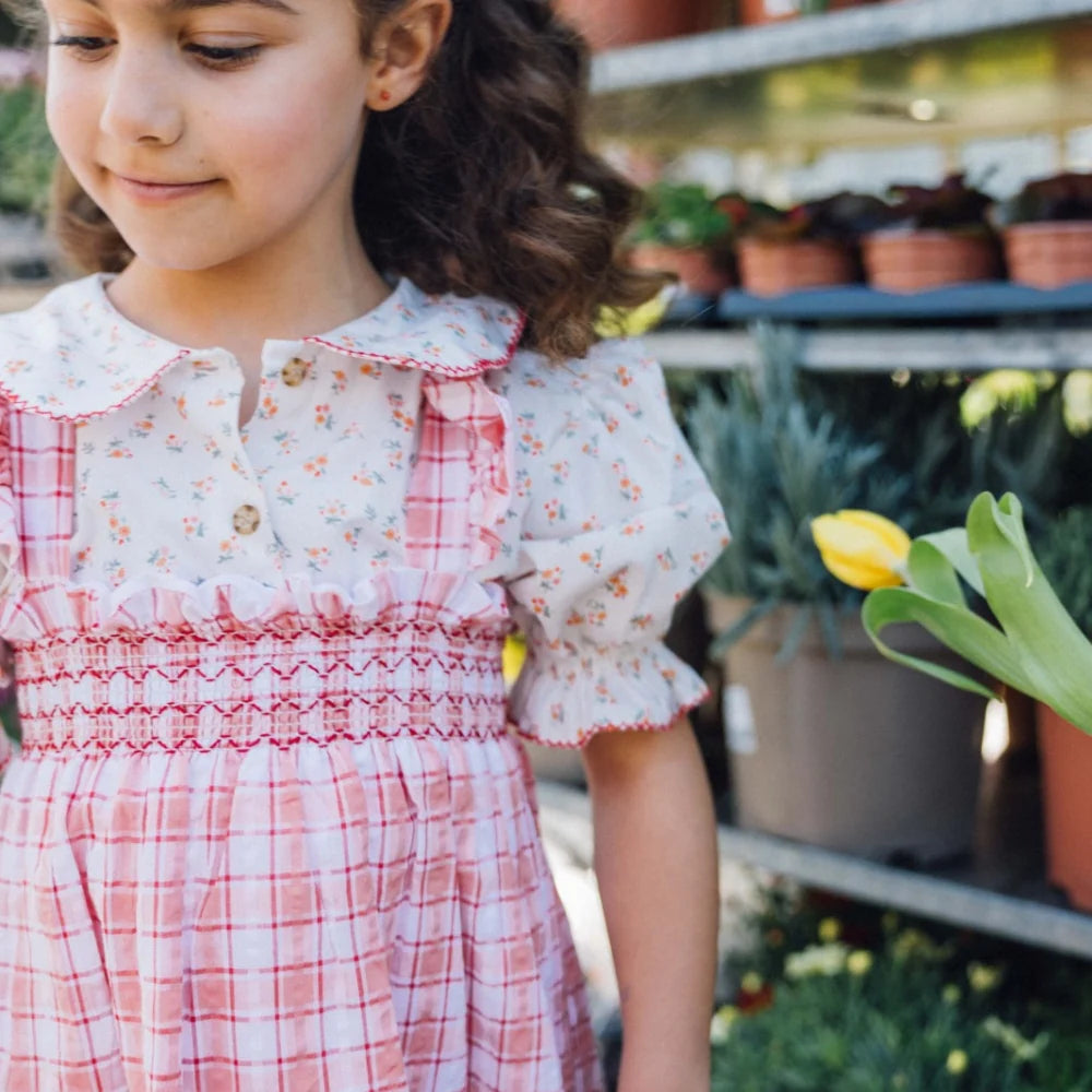 BLUSA FLOR GRANADA CRUDO