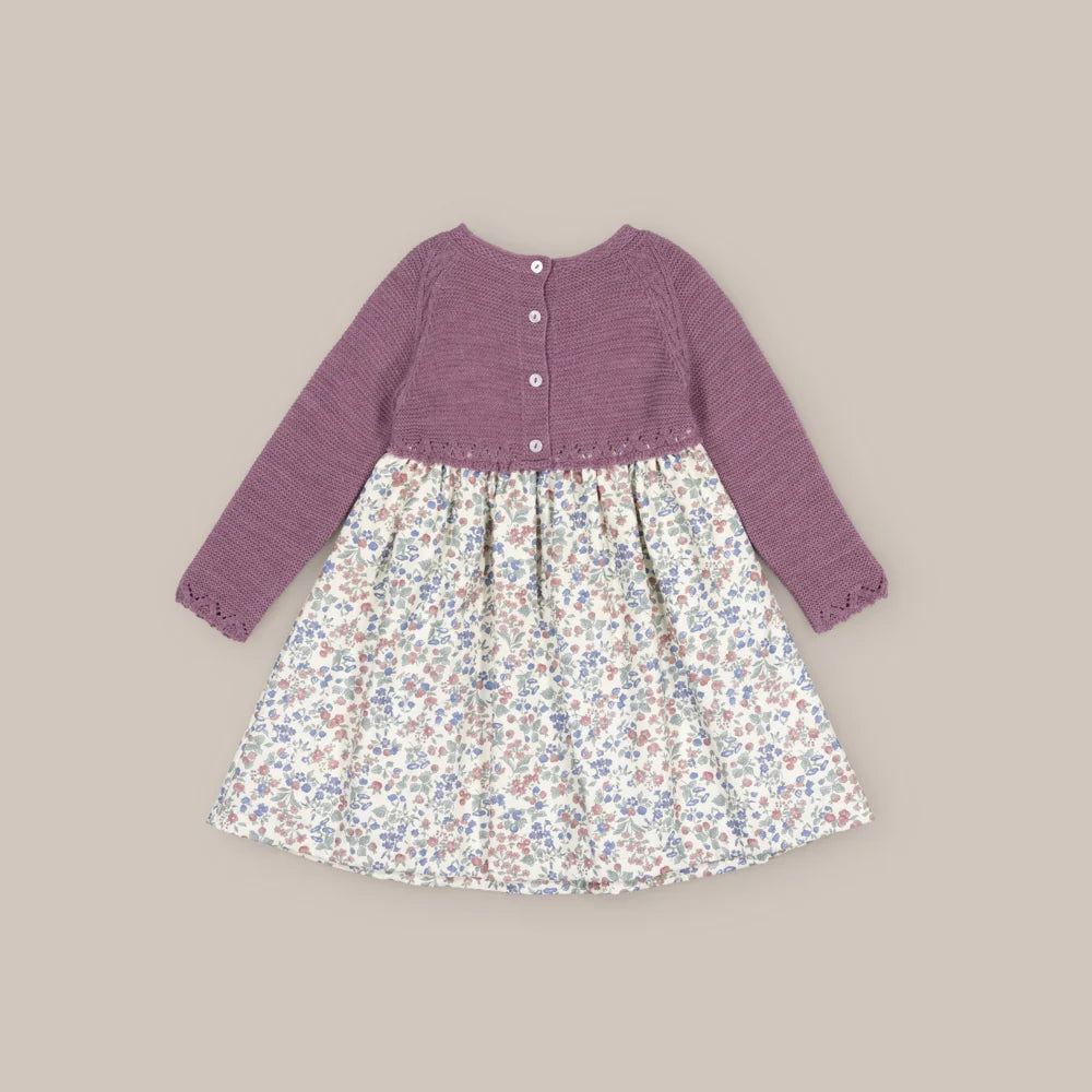 VESTIDO DENALI BERENJENA