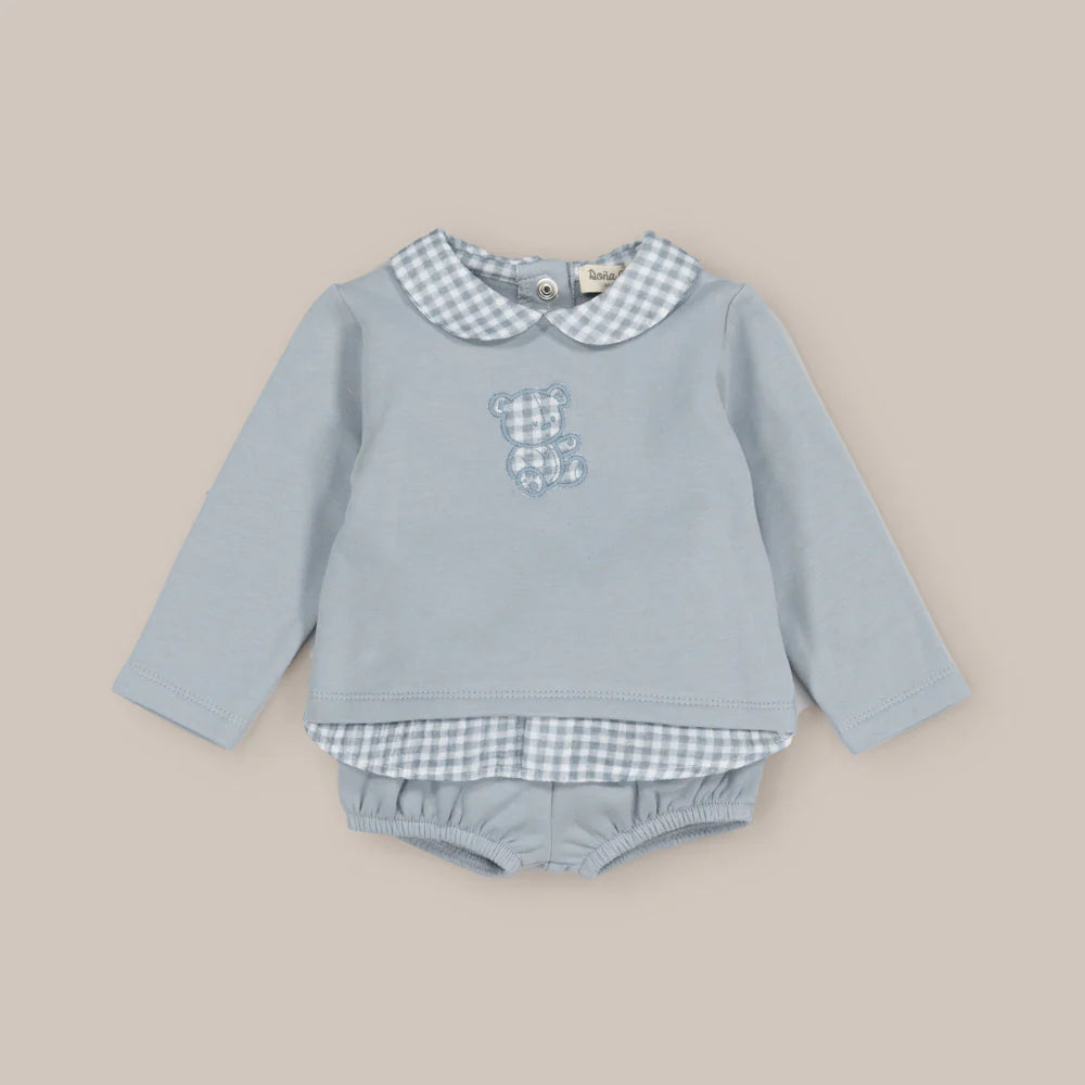 CONJUNTO ALGODON JACKIE AZUL