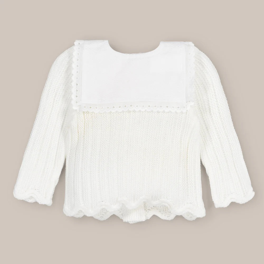 JERSEY BEBE BABERO BLANCO