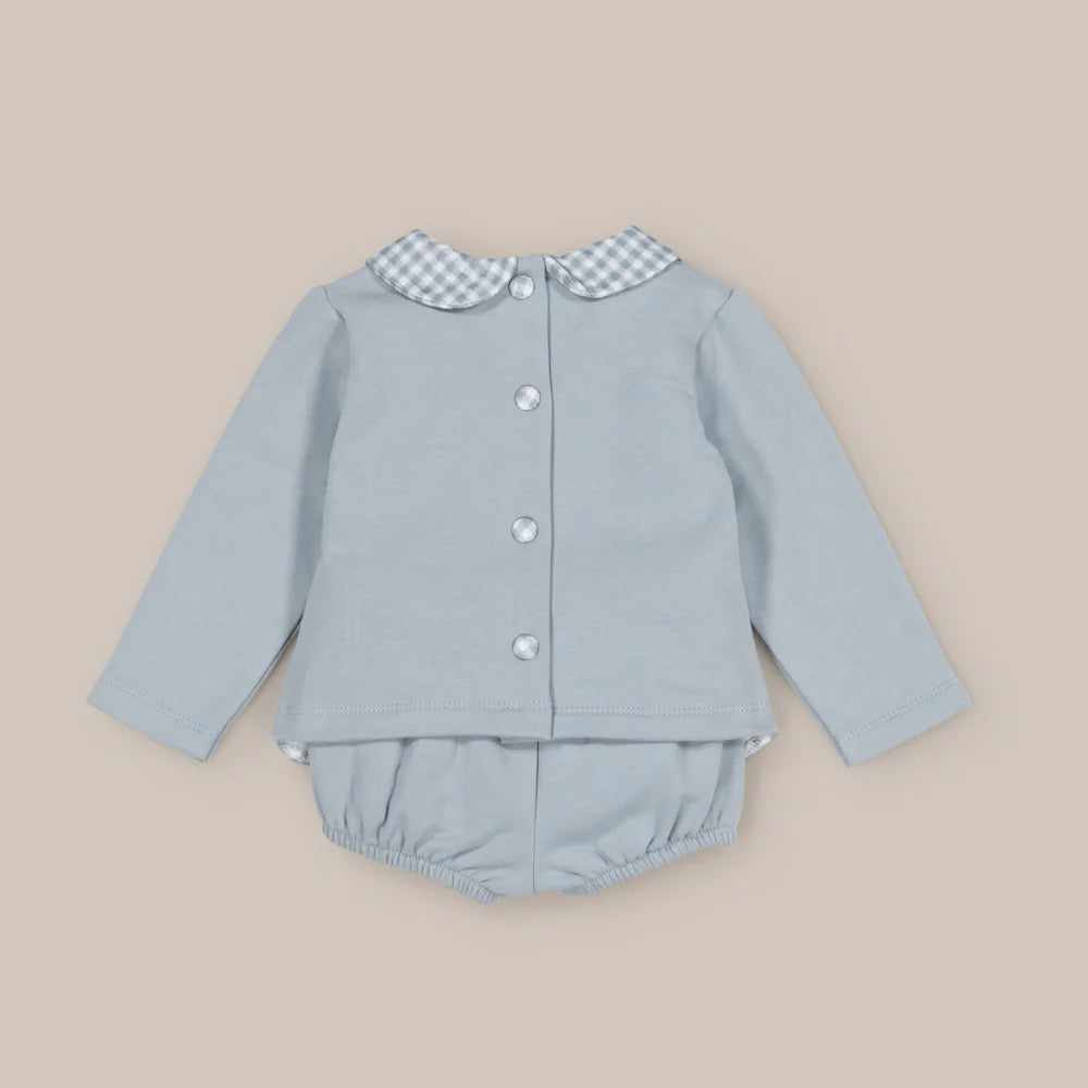 CONJUNTO ALGODON JACKIE AZUL