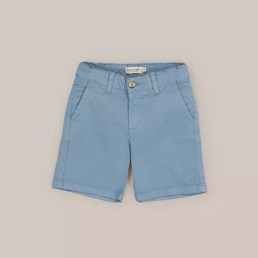 PANTALON CORTO CHINO AZUL TEJANO