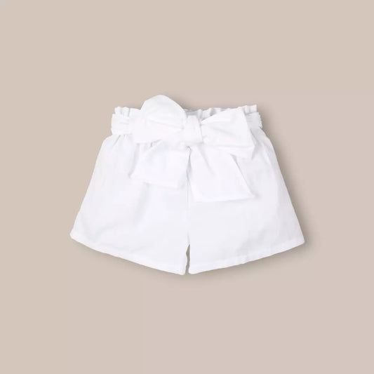 SHORT NIÑA CAPRI BLANCO