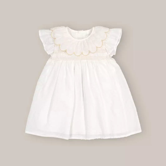 VESTIDO NIDOS TAGLE CRUDO